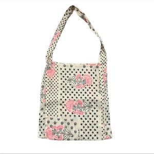 Free People Linen Lightweight Botanical Tote Bag